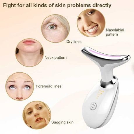 EMS face and neck massager for skincare routine